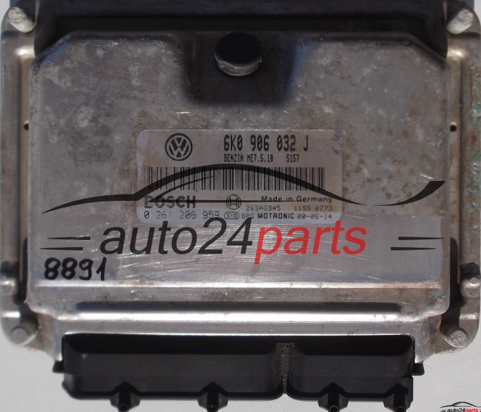 MOTORSTEUERGERÄT ECU STEUERGERAT SEAT IBIZA VW VOLKSWAGEN, BOSCH 0 261 206 959