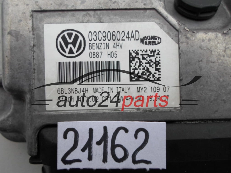  VOLKSWAGEN POLO 1.4 MAGNETI MARELLI MY2 4HV.AD, MY24HVAD, 03C 906 024 AD, 03C906024AD, 03C 906 024 F, 03C906024F, 61601.417.04, 6160141704 