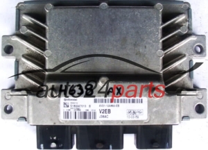 KOMPUTER STEROWNIK SILNIKA FORD FIESTA 1.25 AV2112A650EB, AV21-12A650-EB V2EB, S180047013 B, S180047013B - 