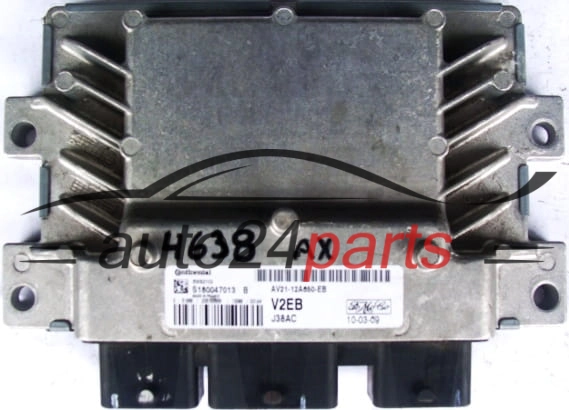 KOMPUTER STEROWNIK SILNIKA FORD FIESTA 1.25 AV2112A650EB