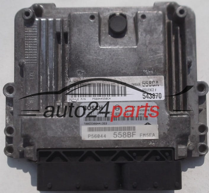 MOTORSTEUERGERÄT ECU STEUERGERÄT JEEP GRAND CHEROKEE 2.8 CRD BOSCH 0 281 011 475, 0281011475, P56044558BF, FM5EA 