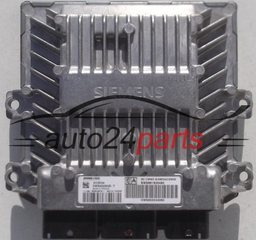 ECU CENTRALITA DE MOTOR CITROEN PEUGEOT 2.0 HDI SIEMENS VDO 5WS40264E-T, 5WS40264ET, SW9661835480, HW9655534080, SID803A 