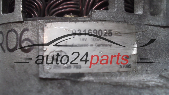 ALTERNATOR 1.9 CDTI OPEL VECTRA C SIGNUM 93169028 OEM 