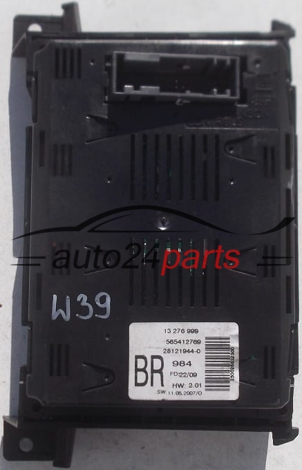 PANTALLA MULTIFUNCION CHEVROLET OPEL ASTRA H ZAFIRA B 13276999 BR, 565412769 BR