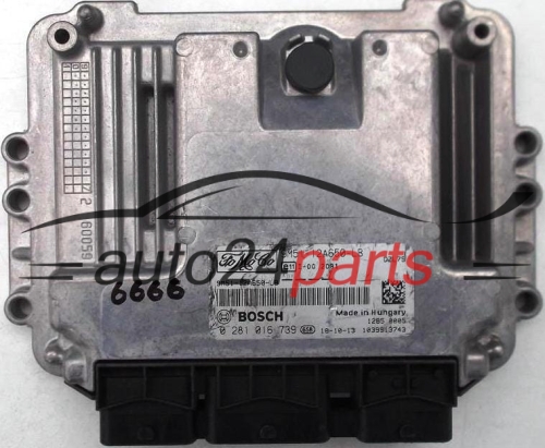 KOMPUTER STEROWNIK SILNIKA FORD FOCUS 1.6 TDCI BOSCH 0 281 016 739, 0281016739, 9M51-12A650-LB, 9M5112A650LB - 