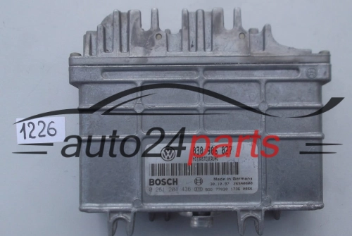 KOMPUTER STEROWNIK SILNIKA SEAT AROSA VW GOLF 1.4 030906027, 030 906 027, BOSCH 0261204436, 0 261 204 436 