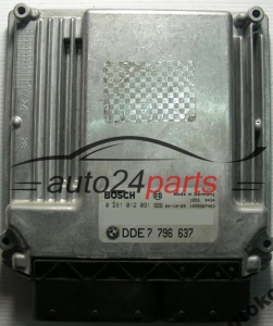 MOTORSTEUERGERÄT ECU STEUERGERÄT BMW E60 530 D 530D 3.0 D BOSCH 0281012091, 0 281 012 091, 7796637, DDE7796637, DDE 7 796 637