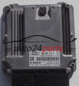 MOTORSTEUERGERÄT ECU STEUERGERÄT AUDI A4 A5 2.0T TFSI 8K2907115P, 8K2 907 115 P, 8K2907115D, 8K2 907 115 D, BOSCH 0 261 S04 132, 0261S04132, BENZIN MED17.1 CDBC 0005, 1039S34196