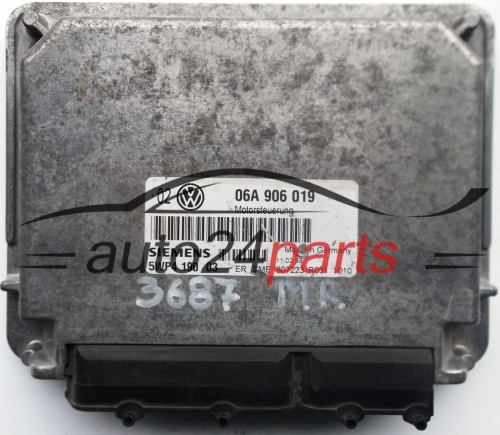 MOTORSTEUERGERÄT ECU STEUERGERAT VW VOLKSWAGEN GOLF 1.6 06A906019, 06A 906 019, SIEMENS 5WP4190 03, 5WP4 190 03 
