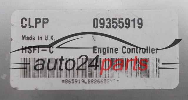 KOMPUTER STEROWNIK SILNIKA OPEL ASTRA ZAFIRA  Delphi Delco 09355919 CLPP