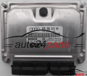CALCULATEUR MOTEUR AUDI A6 1.9 TDI AVF 038 906 019 HM, 038906019HM, BOSCH 0 281 011 046, 0281011046 
