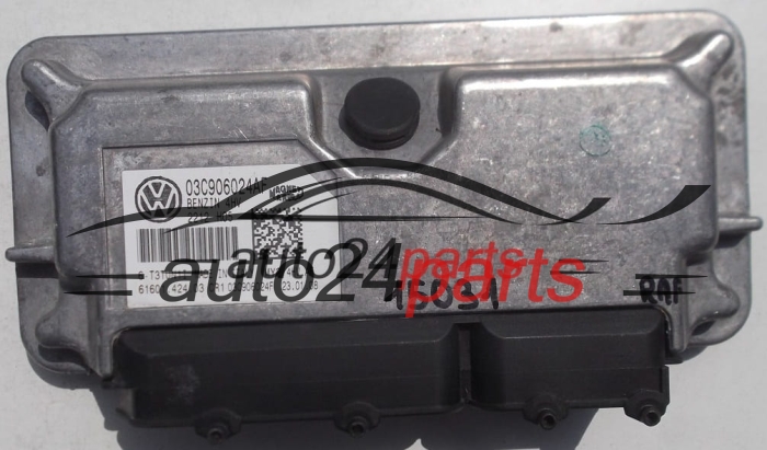 CALCULATEUR MOTEUR VOLKSWAGEN POLO 1.4 MAGNETI MARELLI MY2 4HV.AF, MY24HVAF, 03C 906 024 AF, 03C906024AF, 03C 906 024 F, 03C906024F, 61601.424.03, 6160142403