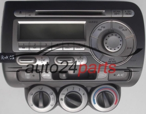 PANEL STEROWANIA RADIEM CD KLIMATRONIKIEM HONDA JAZZ ALPINE MF9HN34S / MF625RV / HHT23195335 / 5010-6923 / 50106923 - R+K05