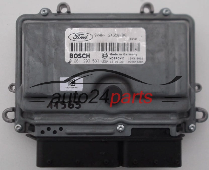 ECU CENTRALITA DE MOTOR FORD FOCUS KUGA 2.5 T BOSCH 0 261 209 533, 0261209533, 9V4N-12A650-BG, 9V4N12A650BG