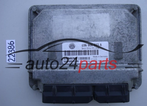 KOMPUTER STEROWNIK SILNIKA VW VOLKSWAGEN POLO 1.6 GTI ARC 036906033A, 036 906 033 A, SIEMENS 5WP40012 06