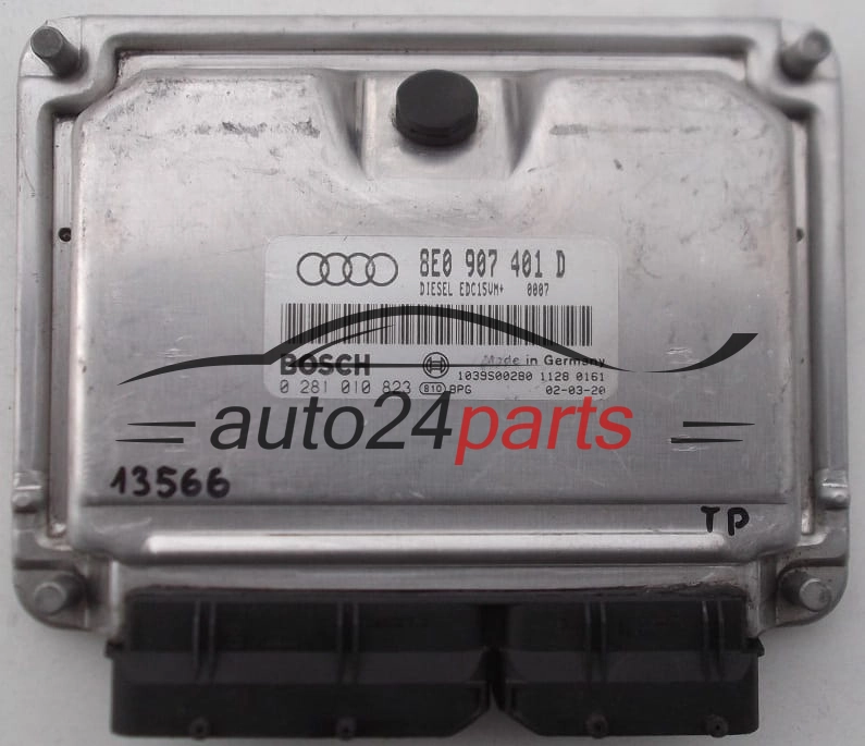 Sterownik silnika VOLKSWAGEN AUDI A4 B6 B7 BOSCH 0281010823 8E0907401D -