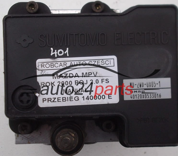 Pompa abs i sterownik MAZDA LC70437AZ 0X0501408 MD2WD0X051 40120X0533016