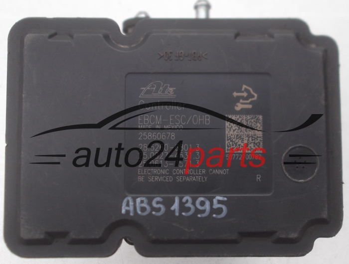 BOMBA HIDRAULICA Y CENTRALITA ABS OPEL  25860678 ATE 28.5260-6801.3, 28526068013, 25.0927-4531.3, 25092745313, 25.0613-3571.3, 25061335713