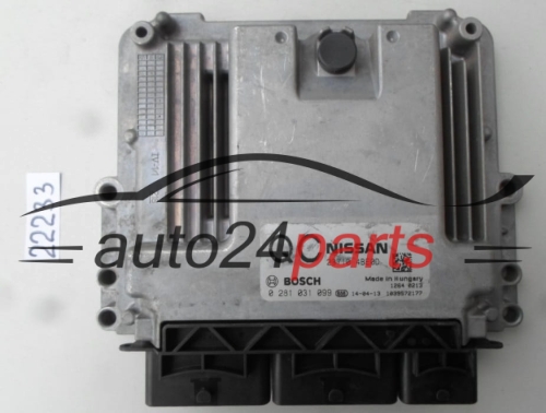 KOMPUTER STEROWNIK SILNIKA NISSAN X-TRAIL BOSCH 0 281 031 099, 0281031099, 23710 4BE0D, 237104BE0D