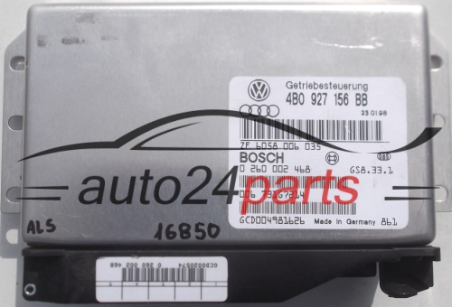 GETRIEBESTEUERGERÄT GETRIBESTEUERUNG AUDI A6 2.4 BOSCH 0 260 002 468, 0260002468, 4B0 927 156 BB, 4B0927156BB