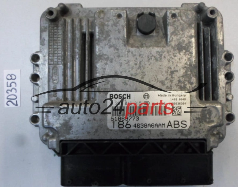KOMPUTER STEROWNIK SILNIKA FIAT 1.9 MJET BOSCH 0 281 016 815, 0281016815, 51869773 