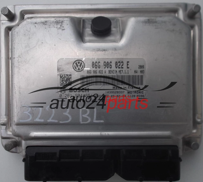 KOMPUTER STEROWNIK SILNIKA VW CADDY TOURAN 2.0 BOSCH 0 261 S04 651, 0261S04651, 06G 906 022 A, 06G906022A 