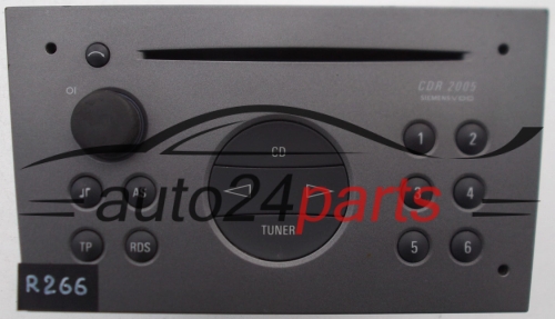 RADIO CD CDR2005(E) OPEL 13 138 246 / 13138246 / 13 138 246 UY8 / 13138246UY8 / 330886636 -  R266