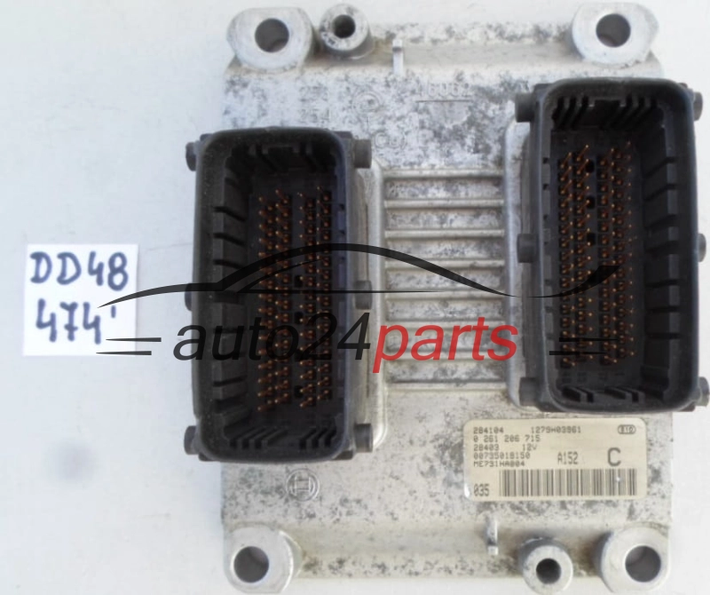 KOMPUTER STEROWNIK SILNIKA ALFA ROMEO 147 1.6 BOSCH 0261206715 00735018150 A152 C