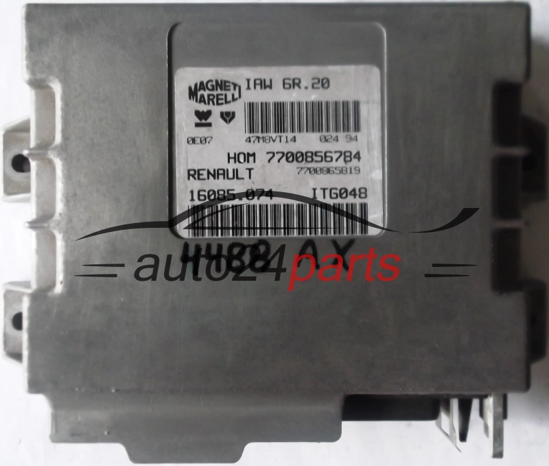 KOMPUTER STEROWNIK SILNIKA RENAULT TWINGO 1.2 MAGNETI MARELLI IAW 6R.20, IAW6R20, 7700856784, 7700865819, 16085.074, 16085074
