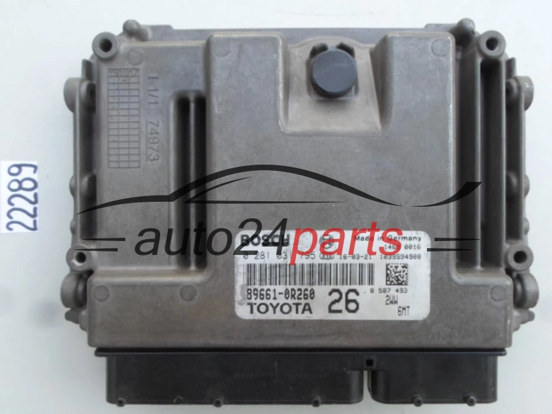 CALCULATEUR MOTEUR TOYOTA RAV 4 BOSCH 0 281 031 795, 0281031795, 89661-0R260, 896610R260