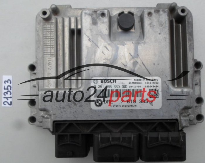 KOMPUTER STEROWNIK SILNIKA MINI COOPER 1.6 BOSCH 0 261 S06 662, 0261S06662, DME 7 619 335, DME7619335, 7619335 