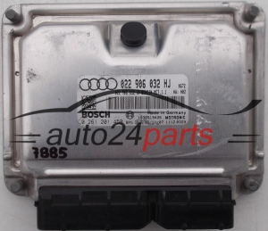 CALCULATEUR MOTEUR AUDI TT R32 3.2, BOSCH 0 261 201 450, BOSCH 0261201450, 022 906 032 HJ, 022906032HJ