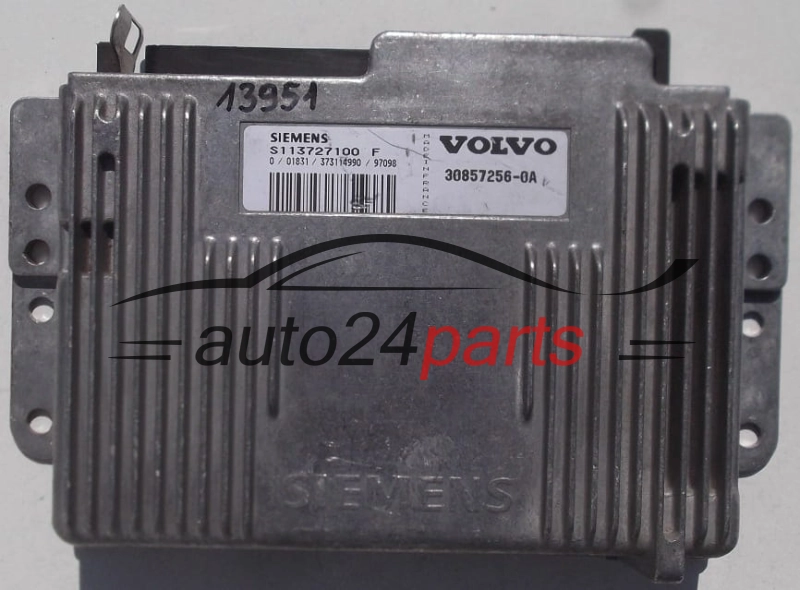 KOMPUTER STEROWNIK SILNIKA VOLVO V40 S40 SIEMENS S113727100 F, S113727100F, 30857256-0A, 308572560A