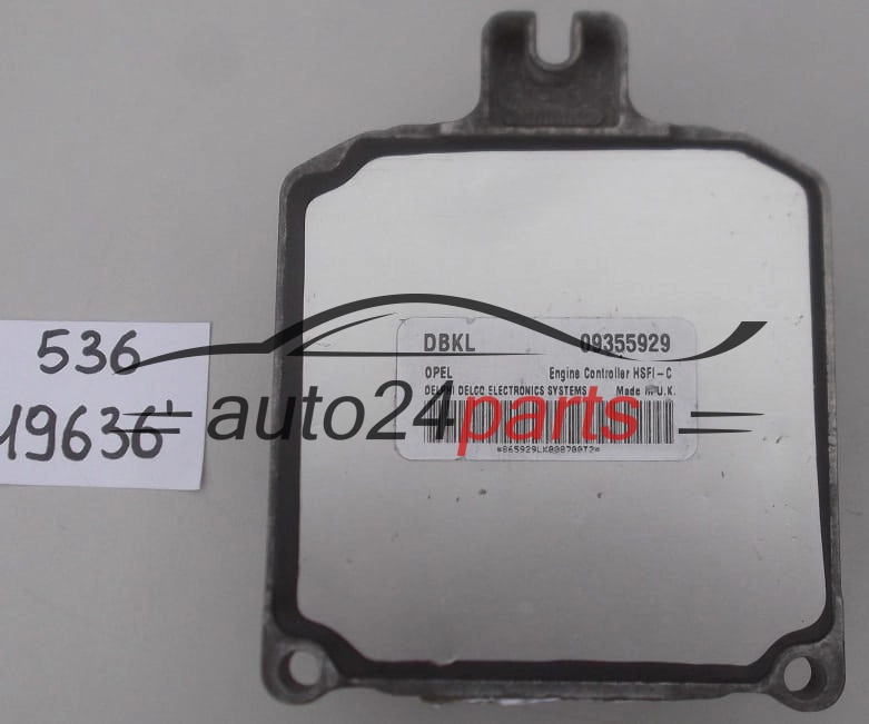 KOMPUTER STEROWNIK SILNIKA OPEL ASTRA VECTRA ZAFIRA 1.4 X14XE 1.6 X16XE Delphi Delco 09355929 DBKL