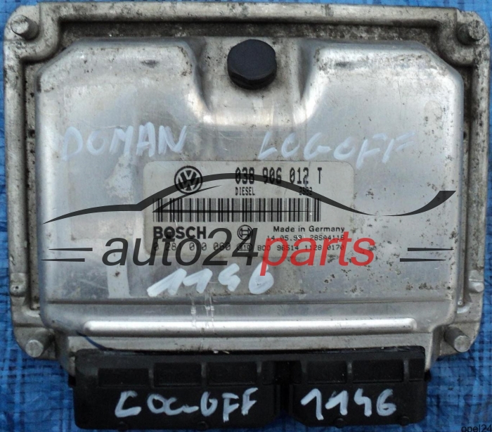 MOTORSTEUERGERÄT ECU STEUERGERÄT SEAT LEON TOLEDO 1.9 TDI AHF 038906012T, BOSCH 0281010060, 28SA4116
