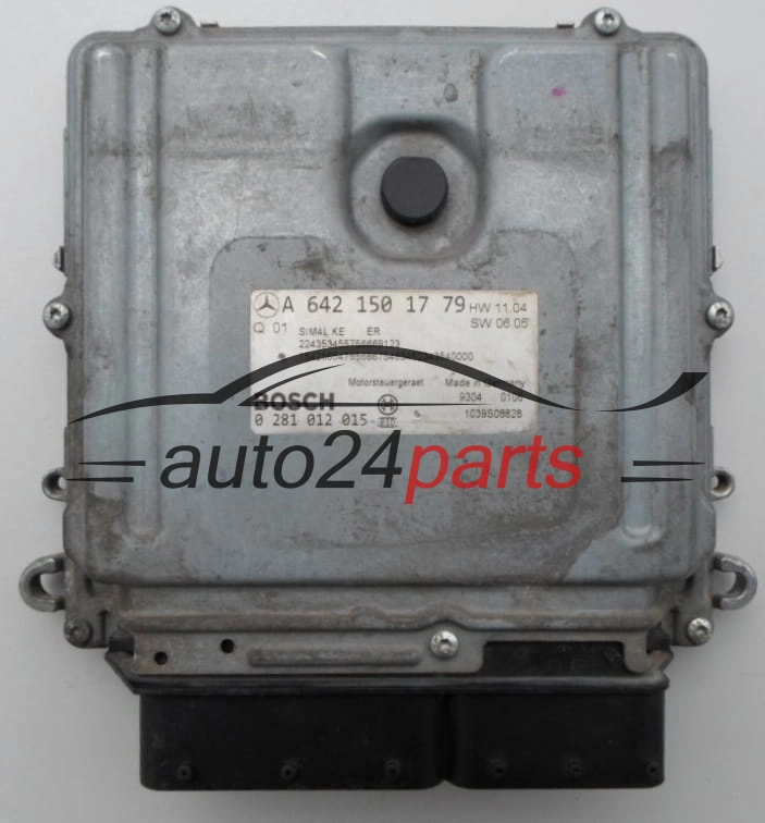 MOTORSTEUERGERÄT ECU STEUERGERÄT MERCEDES W164 ML280 280 CDI BOSCH 0281012015, 0 281 012 015, A6421501779, A 642 150 17 79, 6421501779