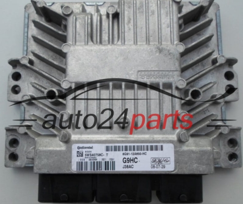 CALCULATEUR MOTEUR FORD GALAXY 2.0 TDCI Continental 5WS40758CT, FoMoCo  8G9112A650HC, SID206, G9HC 