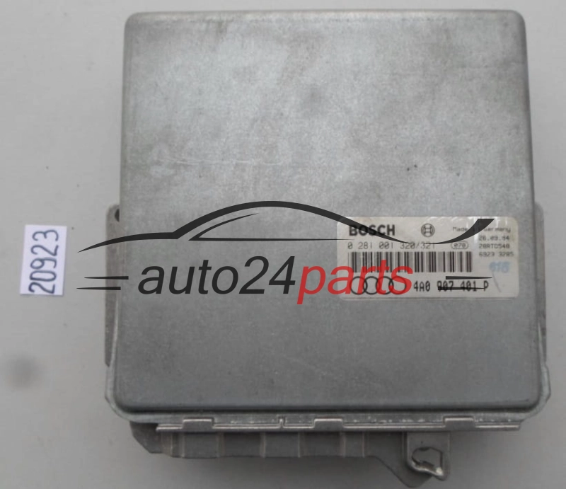 KOMPUTER STEROWNIK SILNIKA AUDI A6 2.5 TDI BOSCH 0 281 001 320/321, 0281001320, 4A0 907 401 P, 4A0907401P