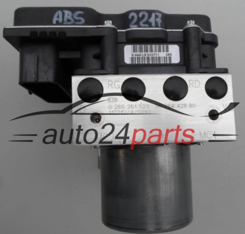 ABS PUMPE BLOCK HYDRAULIKPUMPE STEUERGERÄT CITROEN PEUGEOT BOSCH 0 265 251 523,  96 764 428 80