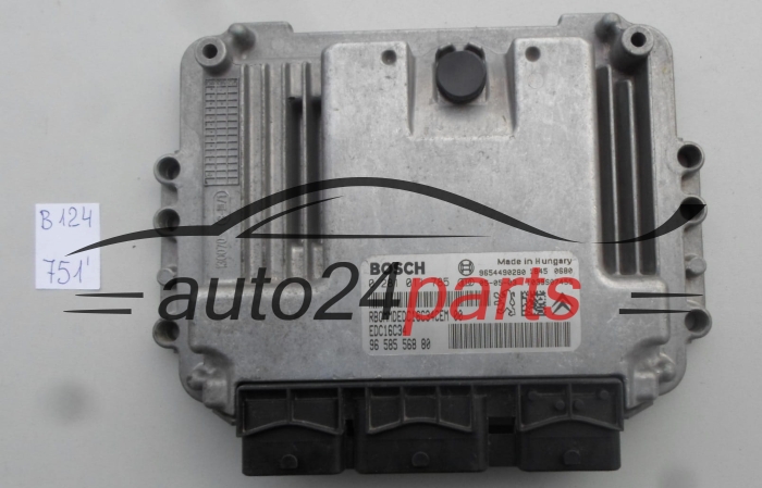 CITROEN C3 1.4 HDI BOSCH 0 281 011 785, 0281011785, 96 567 098 80, 9656709880, 9654490280, EDC16C34 