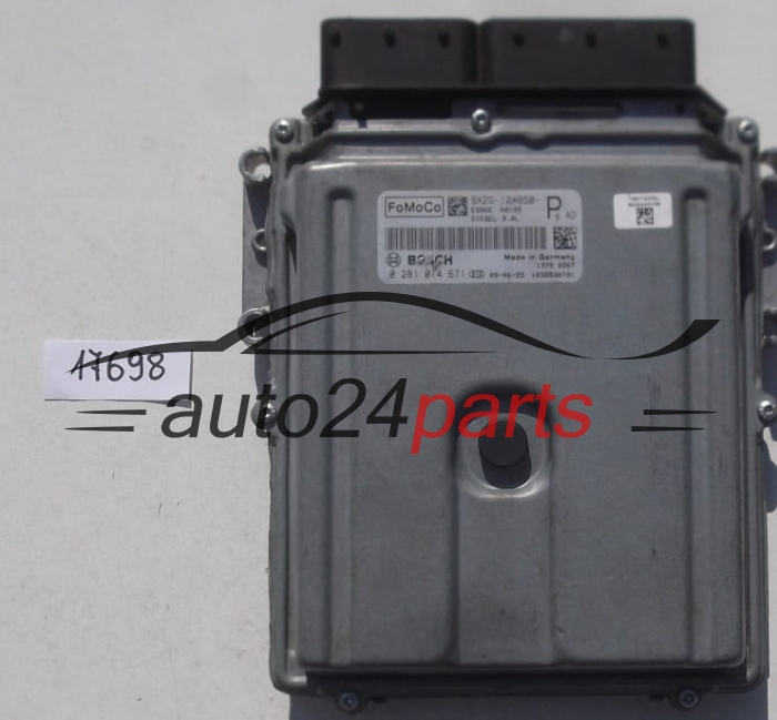 CALCULATEUR MOTEUR JAGUAR XJ 351, LAND ROVER 3.0 D, BOSCH 0 281 014 671,  FoMoCo 9X2Q-12A650-P