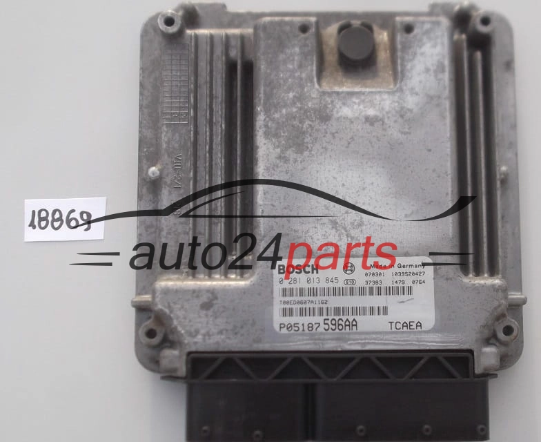 KOMPUTER STEROWNIK SILNIKA JEEP GRAND CHEROKEE 2.0 CRD BOSCH 0 281 013 845, 0281013845, P05187596AA