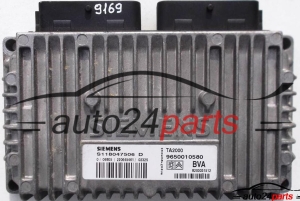 MOTORSTEUERGERÄT ECU STEUERGERAT PEUGEOT 807 CITROEN C8, SIEMENS S118047506 D, S118047506D, 9650010580 BVA, 9650010580BVA 