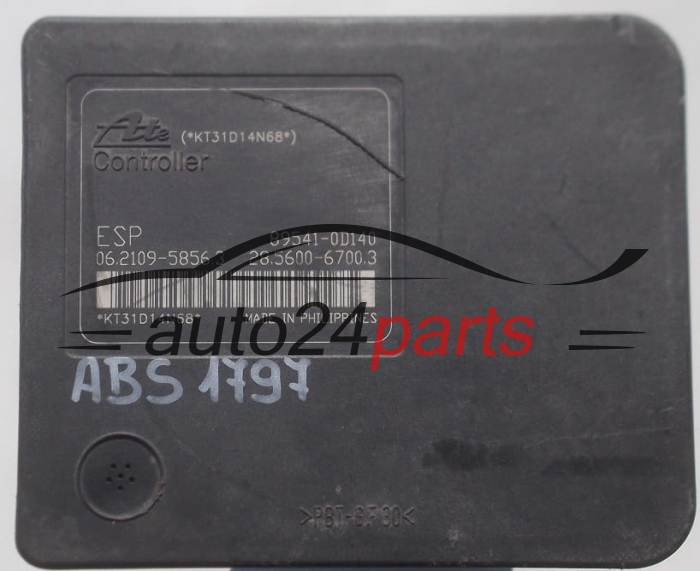 BOMBA HIDRAULICA Y CENTRALITA ABS TOYOTA YARIS 44540-0D110,  ATE 06.2102-1753.4,  89541-0D140,  06.2109-5856.3