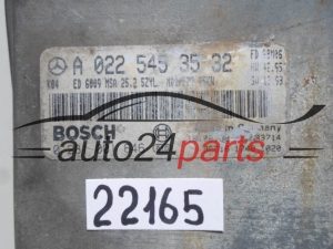 CALCULATEUR MOTEUR MERCEDES SPRINTER 2.9 TD BOSCH 0 281 001 646, 0281001646, A 022 545 35 32, A0225453532