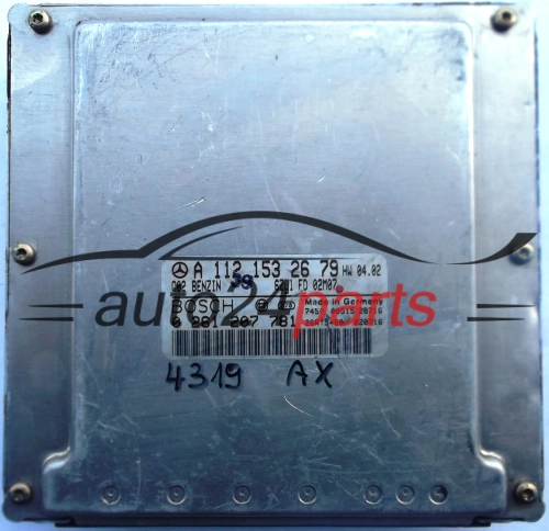 KOMPUTER STEROWNIK SILNIKA MERCEDES W209 CLK320 A1121532679, 1121532679, A 112 153 26 79 BOSCH 0261207781, 0 261 207 781 