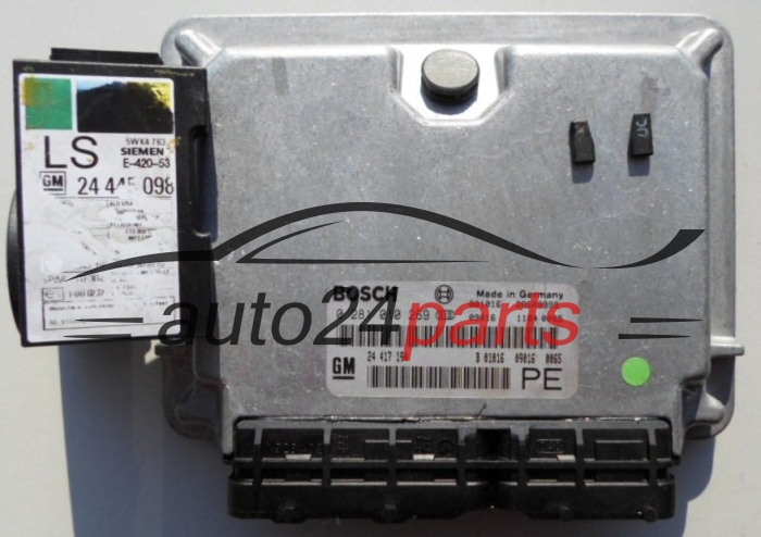 ECU CENTRALITA DE MOTOR  OPEL VECTRA 2.0 DTI BOSCH 0 281 010 269, GM 24 417 194 PE