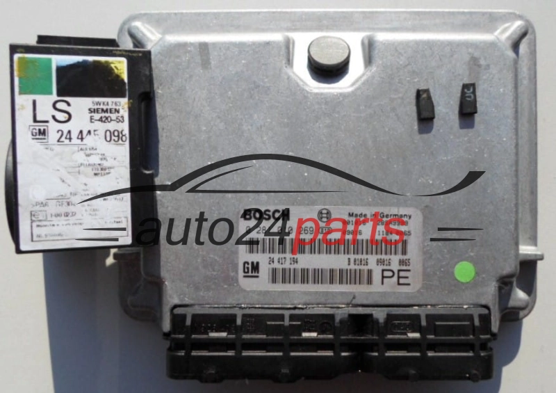 ECU CENTRALITA DE MOTOR  OPEL VECTRA 2.0 DTI BOSCH 0 281 010 269, GM 24 417 194 PE