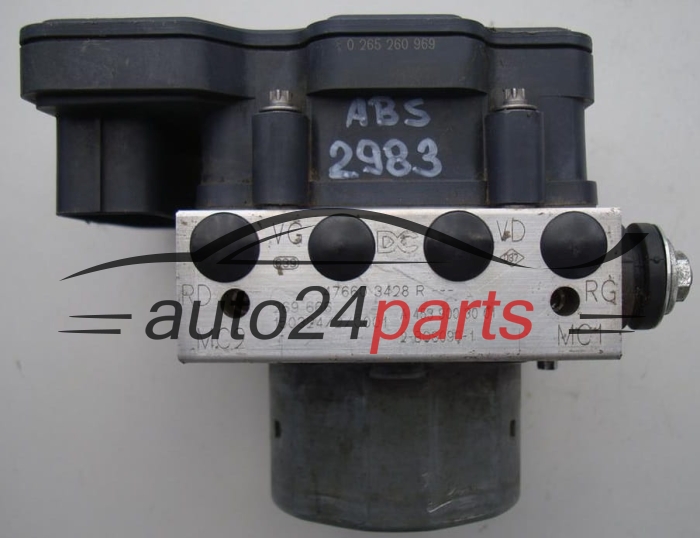 ABS POMPA SMART FORTWO BOSCH 0 265 260 969, 0265260969, A4539003001, 476603428R, 0265956320