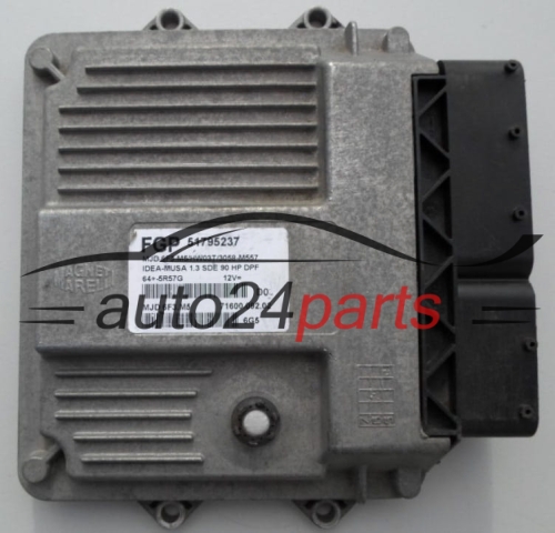 CALCULATEUR MOTEUR FIAT IDEA MUSA 1.3 JTD MAGNETI MARELLI MJD 6F3.M5,  FGP 51795237, 71600.092.02